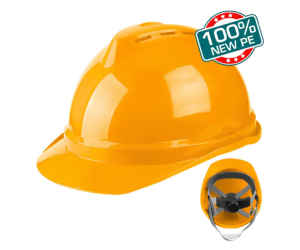 CASCO DE SEGURIDAD 100% NEW PE 6 PUNTOS CONFORTABLE 380G NARANJA INDUSTR - TSP8601