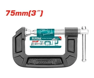 PACK 2 PRENSA TIPO C 3 (75MM) PULGADAS TOTAL THT13136