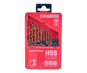 JUEGO DE BROCAS PARA METAL 13 PZS. (1.5 – 6.5MM) (RDBS00131)
