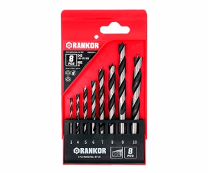 JUEGO BROCAS PARA MADERA DE 8 PIEZAS (3-10MM) (RDB910801)