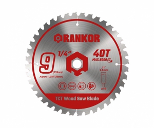 DISCO DE SIERRA P/MADERA 9-1/4” (235X30MM) 40T (RCSB23540)
